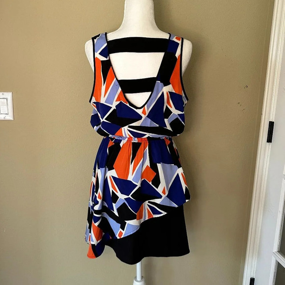 NORDSTROM Harlowe & Graham Layered Tank Mini Dress - Large - Picture 2 of 9